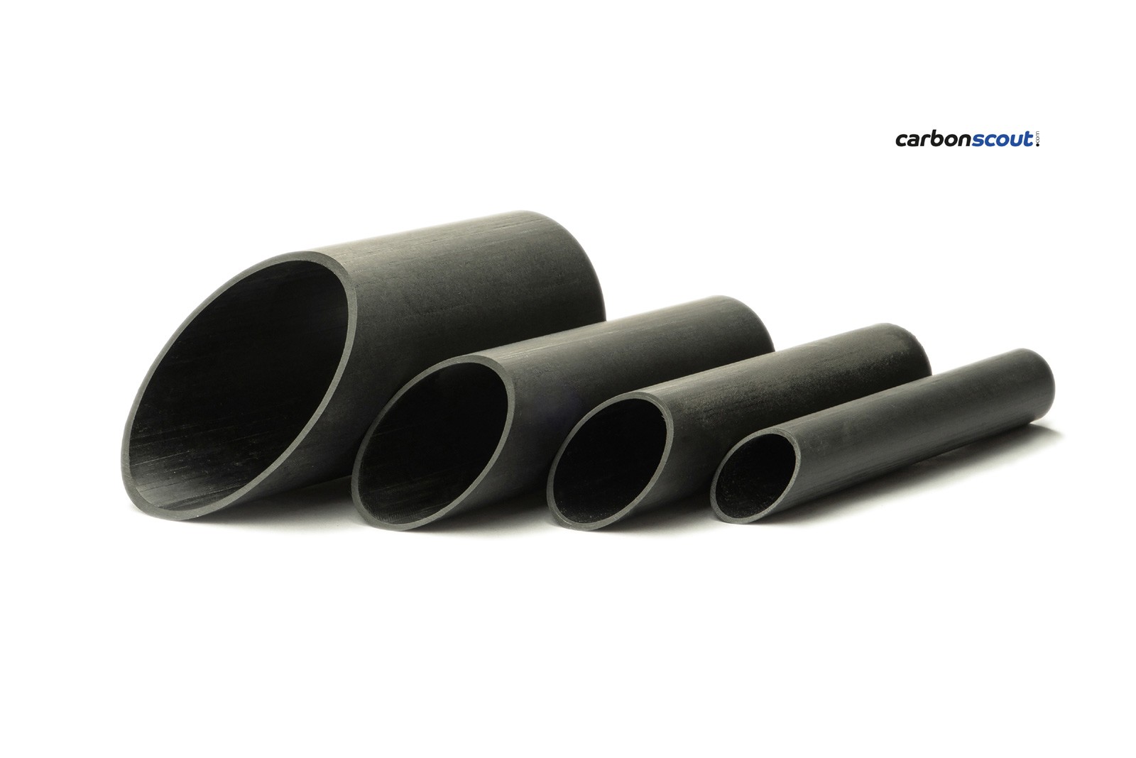 CFK-Carbon Rohr CG UHP-TUBES gewickelt 20x17x1000mm geschliffen